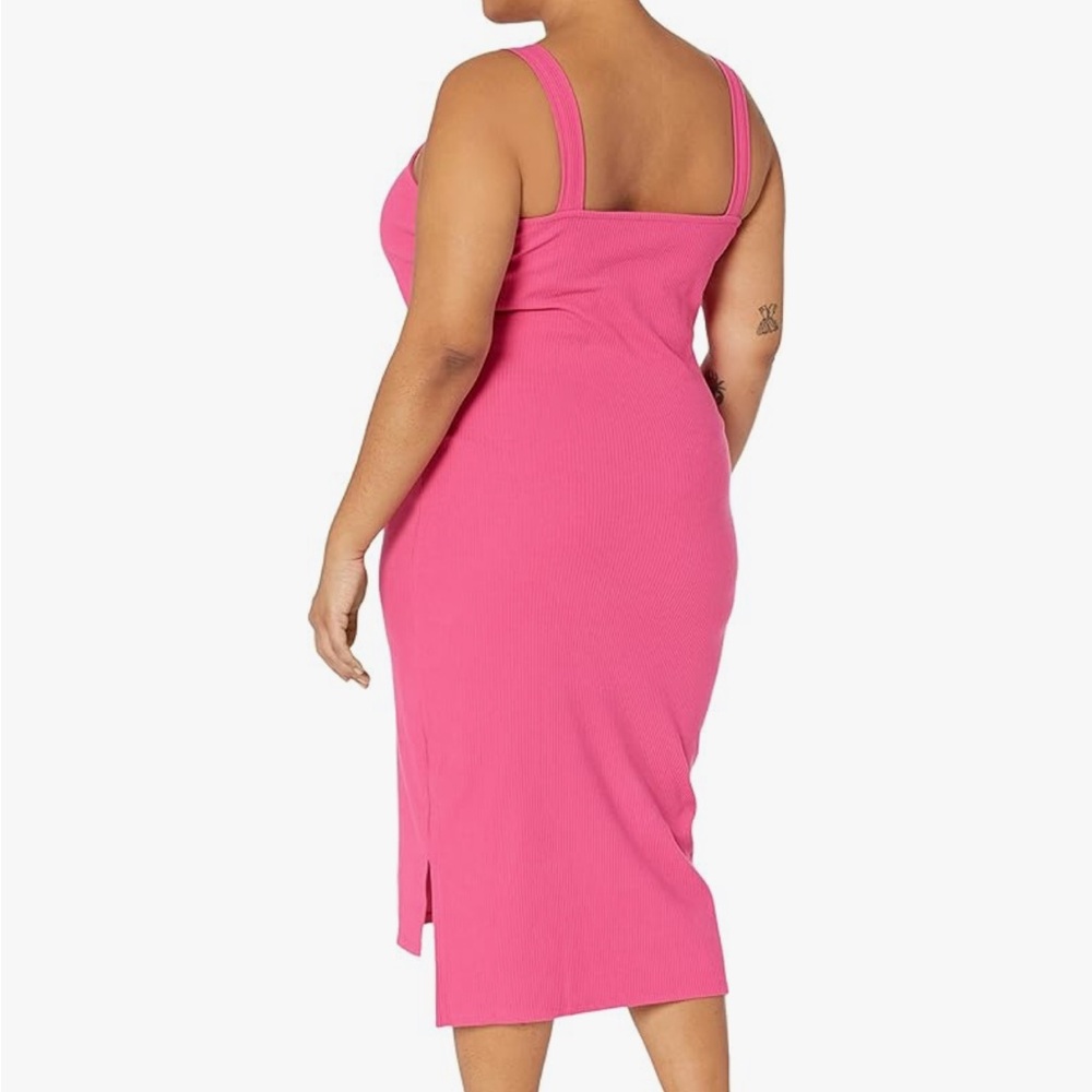 NWT The Drop Amelia Square-Neck Strappy Bodycon Midi Tank Dress size 2X - Picture 3 of 8